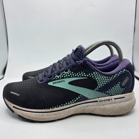 Brooks Ghost 14 Womens Size 7.5 Wide Purple Athletic Shoes Running Walking - Picture 13 of 13